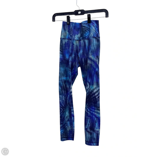 Athletic Pants By Lululemon In Blue, Size: 4