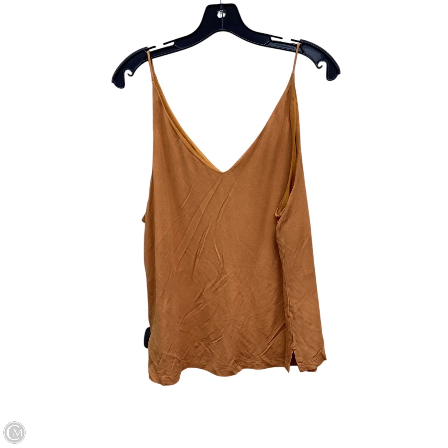 Top Sleeveless By H&m In Orange, Size: L