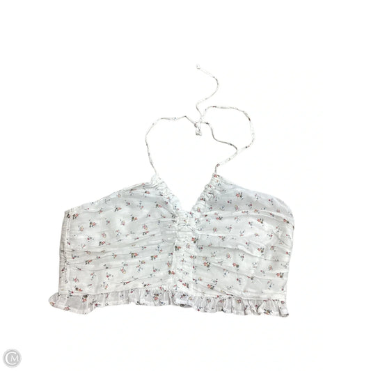 Top Sleeveless By American Eagle In Floral Print, Size: L