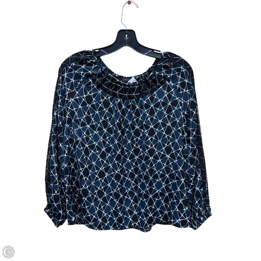 Top Long Sleeve By Liverpool In Multi-colored, Size: S