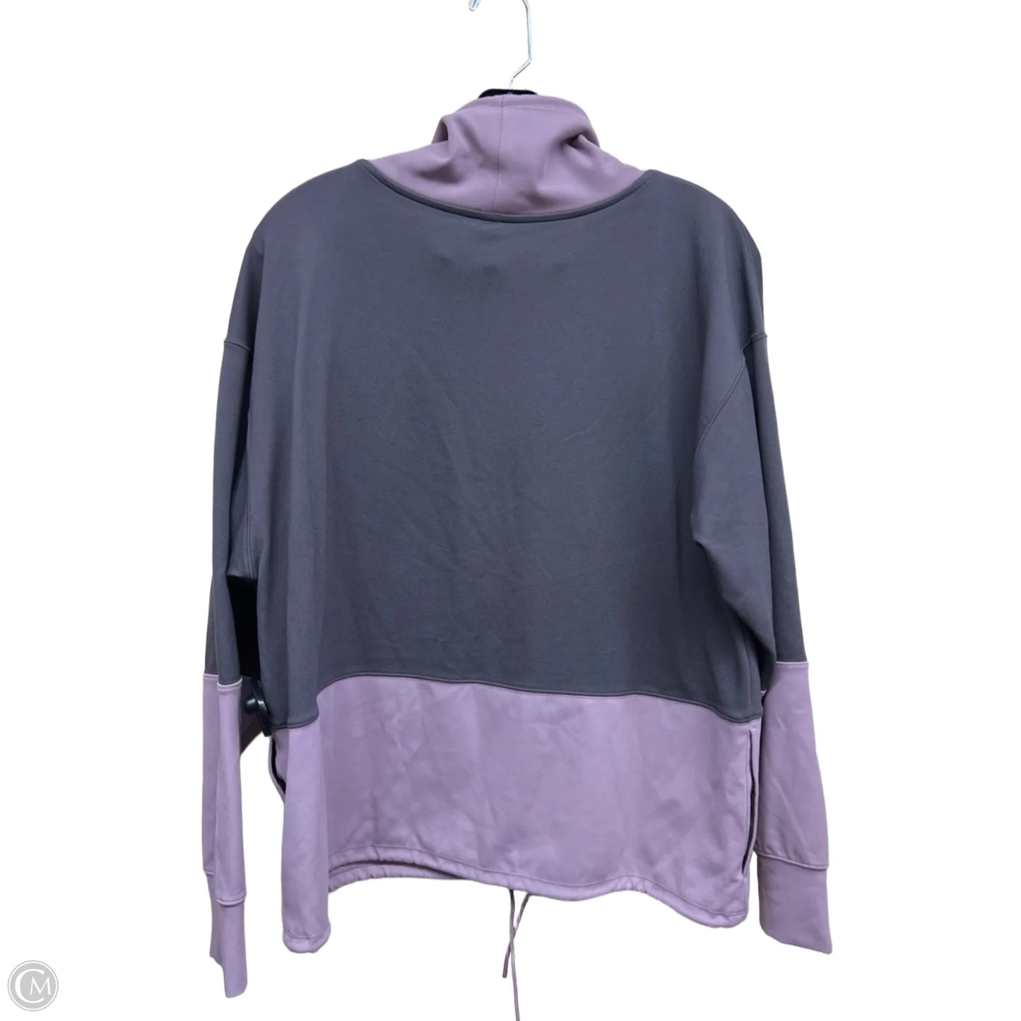 Athletic Sweatshirt Crewneck By Athleta In Grey & Pink, Size: S