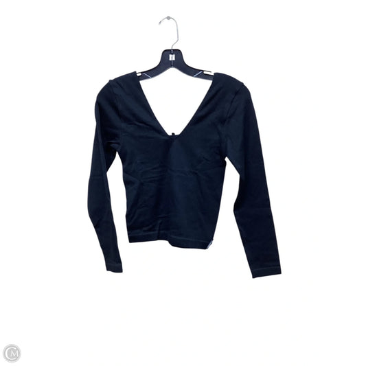 Top Long Sleeve By A New Day In Black, Size: S