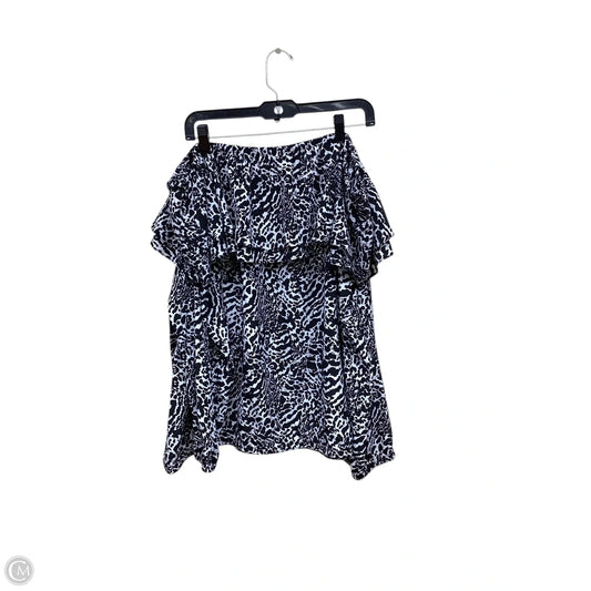 Top Long Sleeve By Michael By Michael Kors In Black & White, Size: 3x