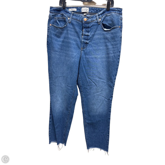 Jeans Straight By Universal Thread In Blue Denim, Size: 16
