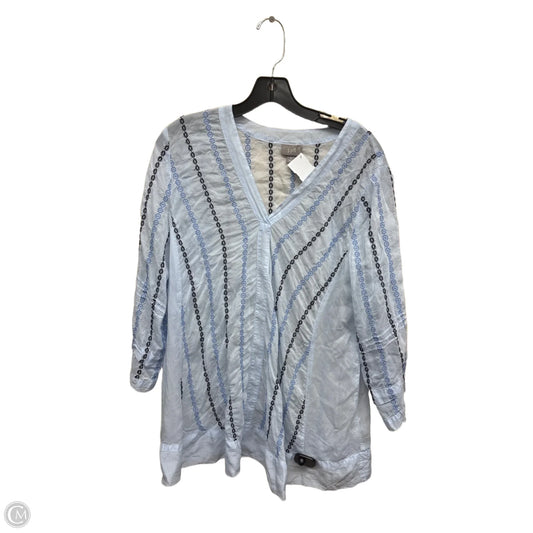 Top Long Sleeve By J. Jill In Blue, Size: M