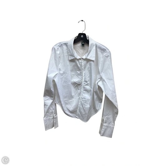 Top Long Sleeve By Wild Fable In White, Size: Xl