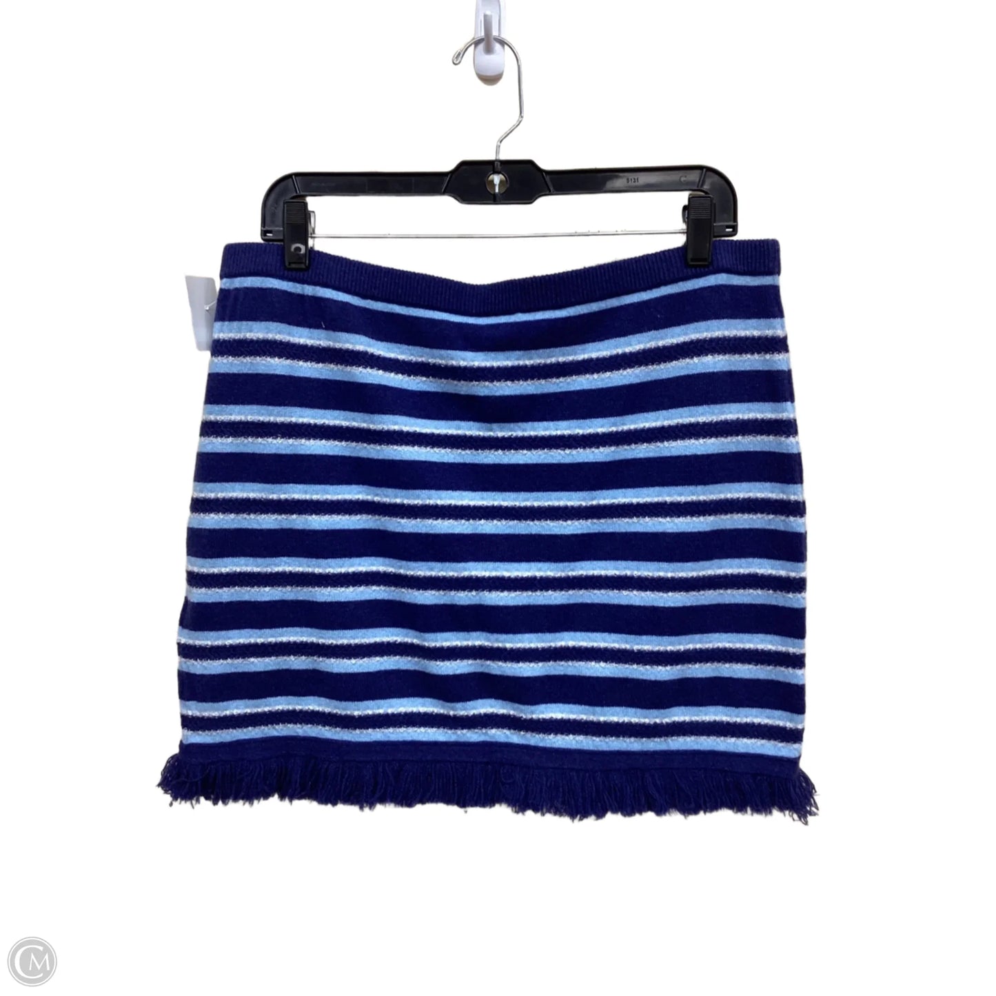 Skirt Mini & Short By J. Crew In Striped Pattern, Size: L