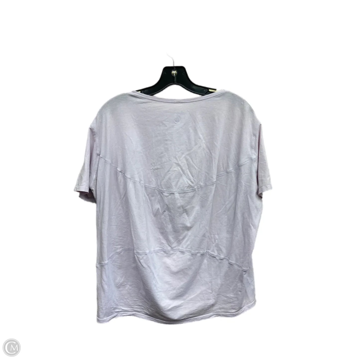 Athletic Top Short Sleeve By Lululemon In Purple