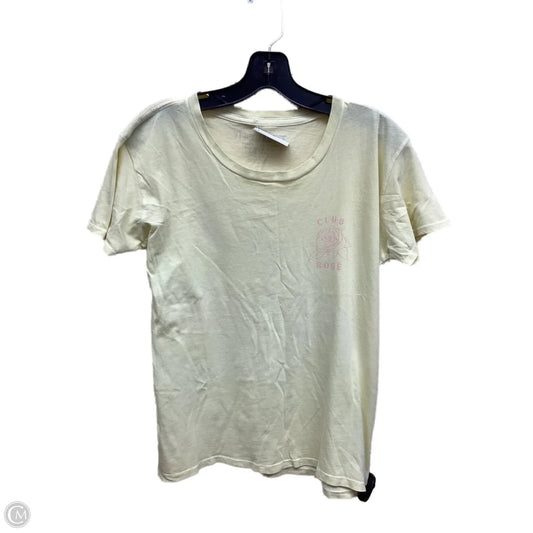 Top Short Sleeve By Clothes Mentor In Yellow, Size: Xs