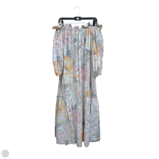 Dress Casual Maxi By H&m In Floral Print, Size: M