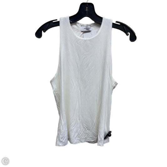Top Sleeveless By Clothes Mentor In White, Size: L
