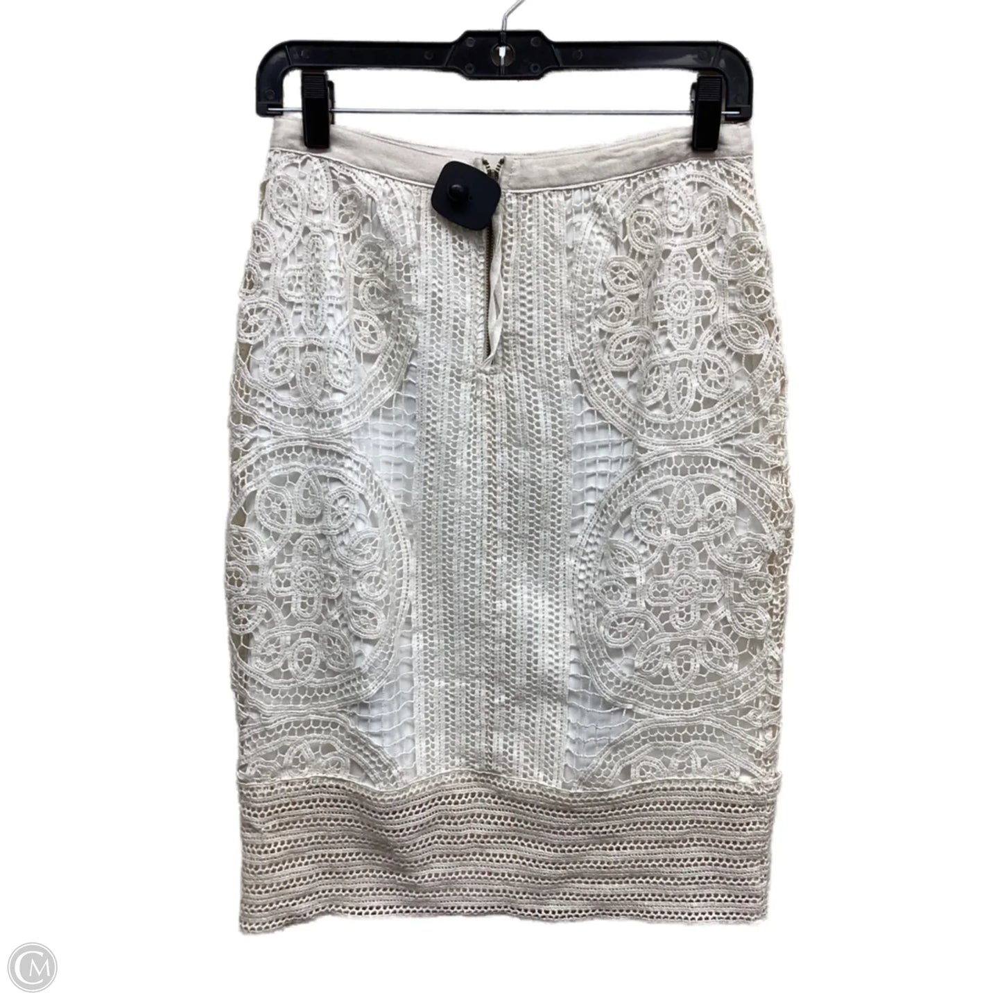 Skirt Midi By Maeve In White, Size: S