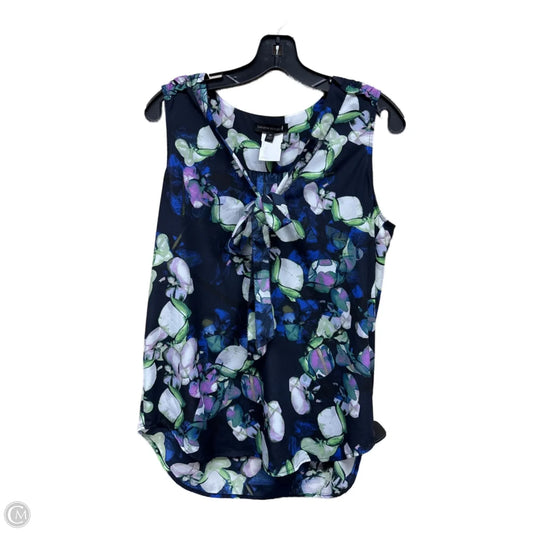 Top Sleeveless By Banana Republic In Floral Print, Size: M