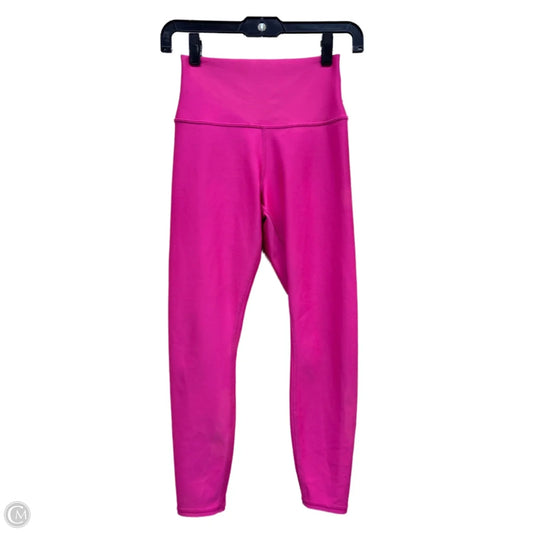 Athletic Pants By Alo In Pink, Size: S