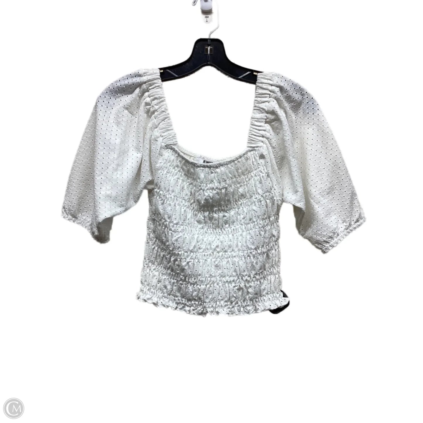 Top Short Sleeve By Bb Dakota In White, Size: Xs