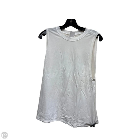 Athletic Tank Top By Lululemon In White, Size: 2