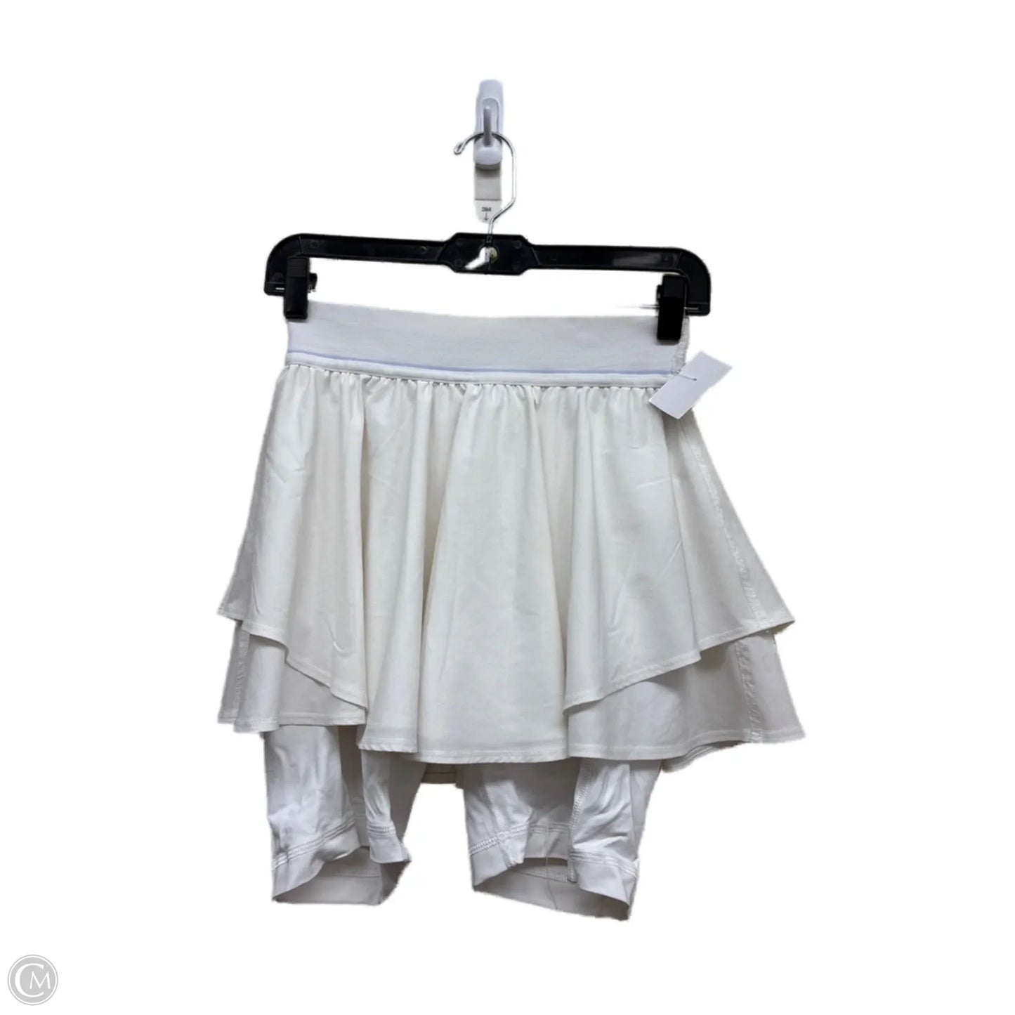 Athletic Skort By Lululemon In White, Size: 4