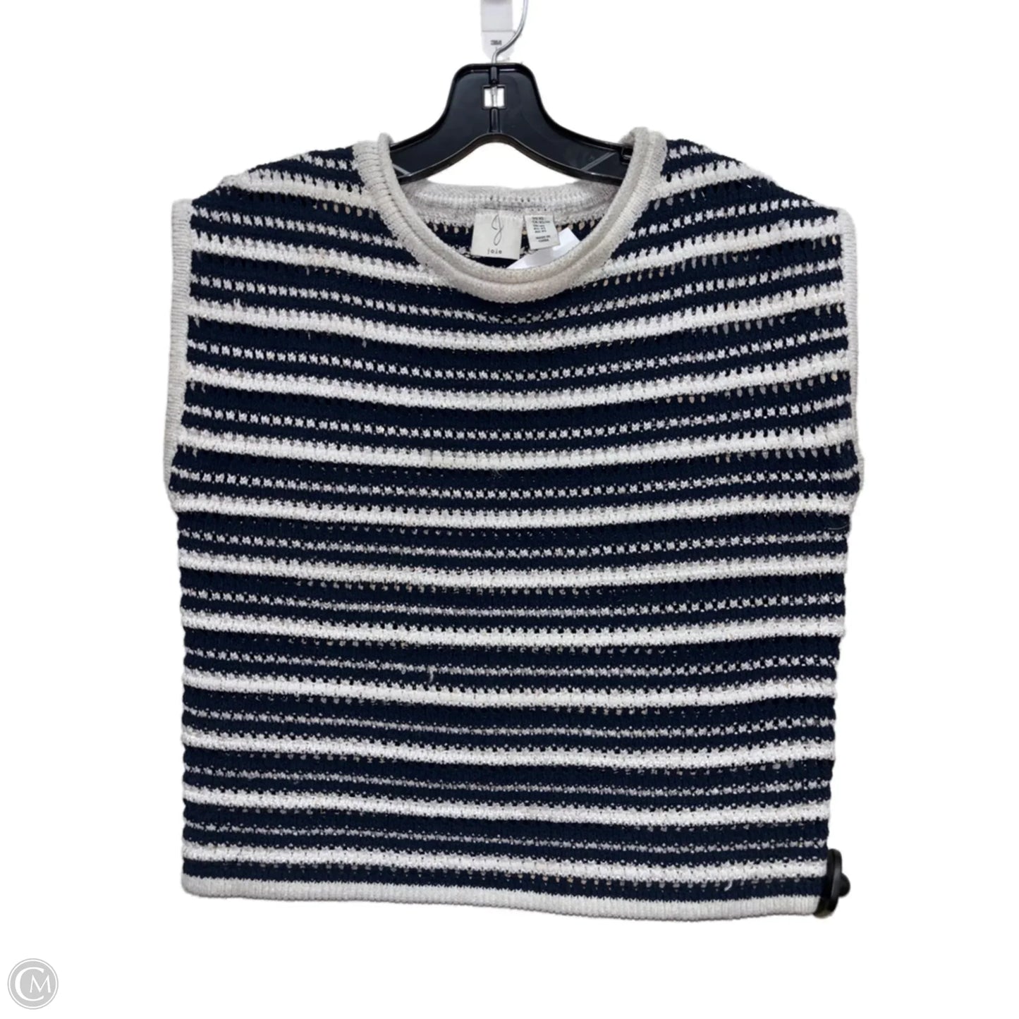 Top Short Sleeve By Joie In Striped Pattern, Size: Xs