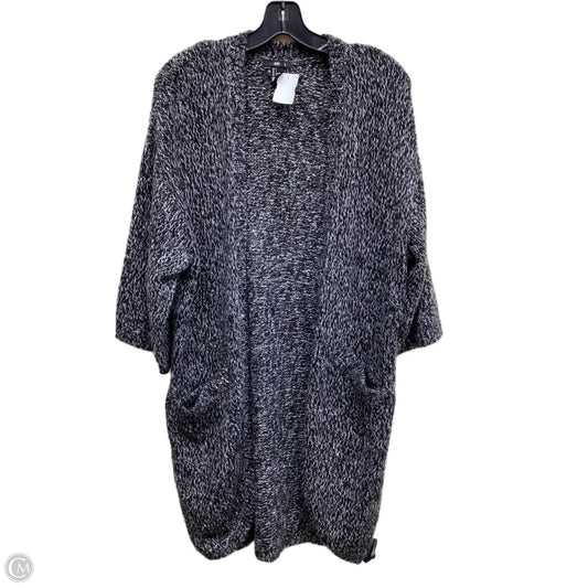 Sweater Cardigan By H&m In Grey, Size: S