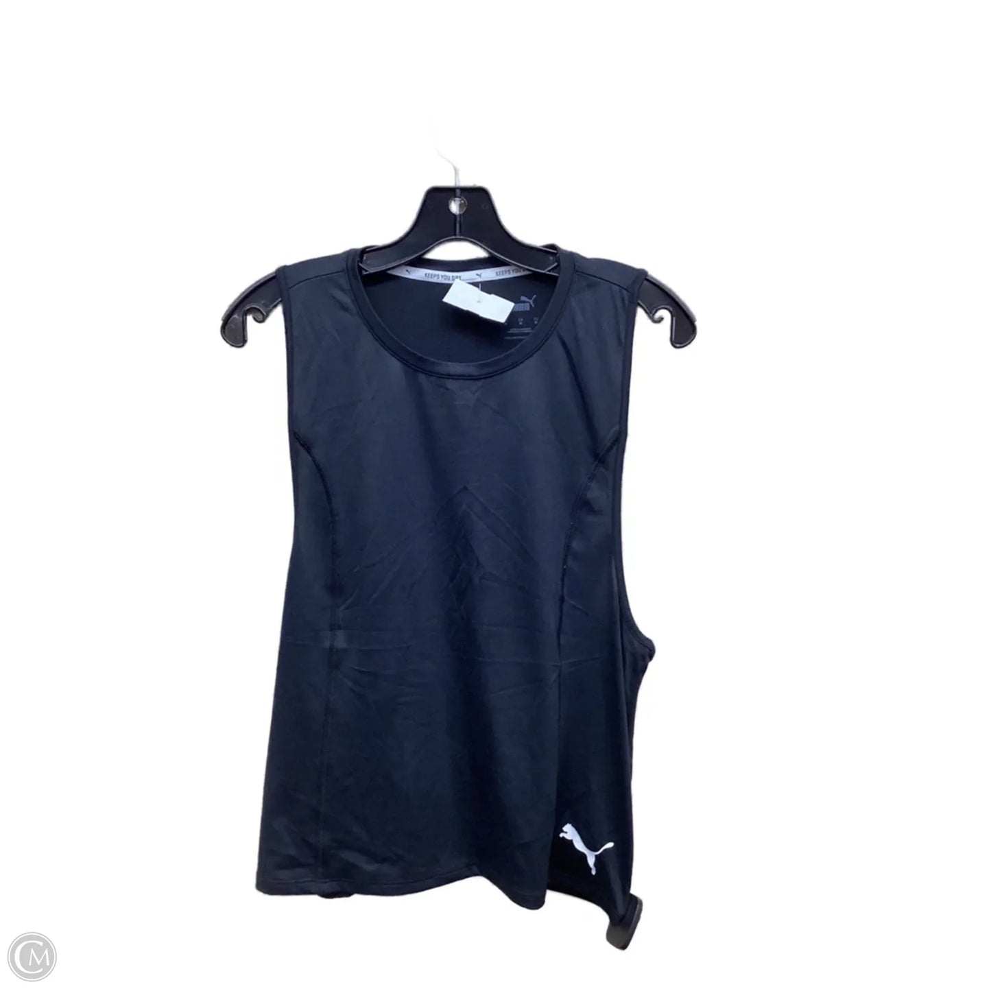Athletic Tank Top By Puma In Black, Size: M