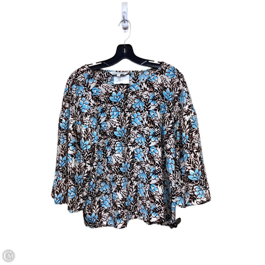 Top Long Sleeve By Elizabeth And James In Floral Print, Size: L