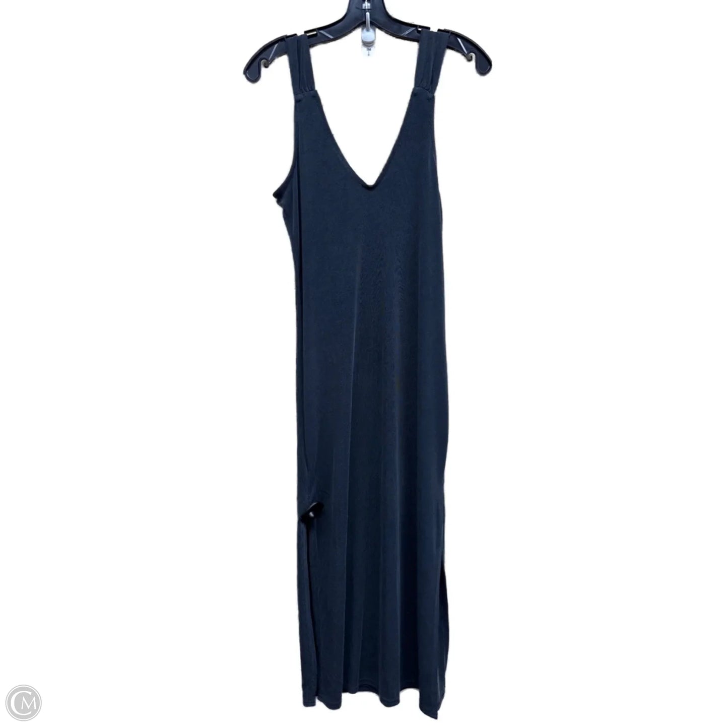 Dress Casual Maxi By Topshop In Grey, Size: L