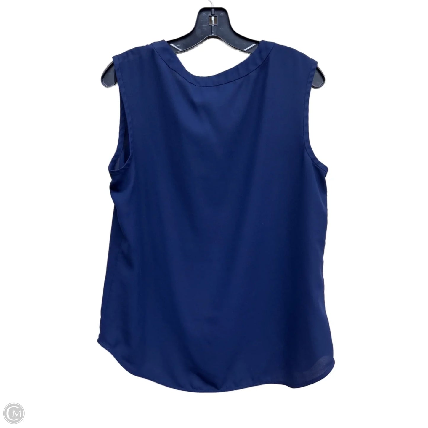 Top Sleeveless By Anne Klein In Blue, Size: M