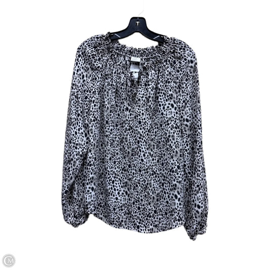 Top Long Sleeve By A New Day In Animal Print, Size: M