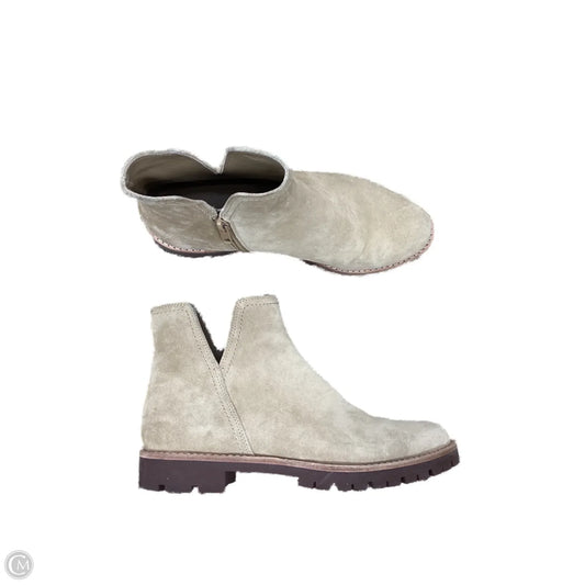 Boots Ankle Heels By Vince In Tan, Size: 7