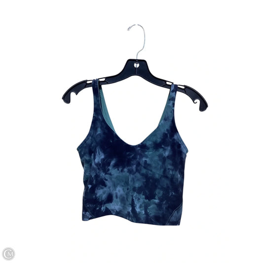 Athletic Bra By Lululemon In Tie Dye Print, Size: 6