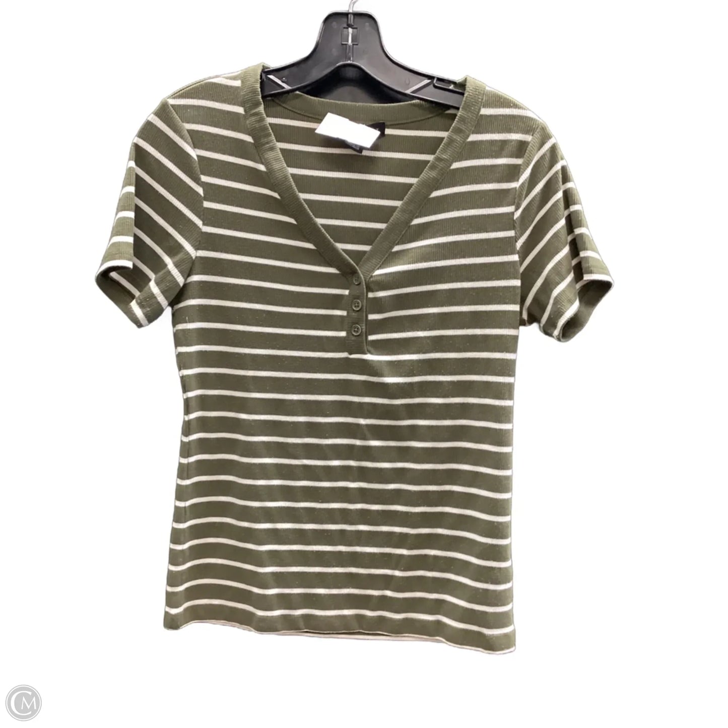 Top Short Sleeve By Sanctuary In Striped Pattern, Size: M