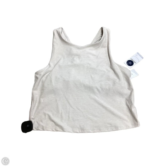 Athletic Tank Top By Jockey In Cream, Size: M