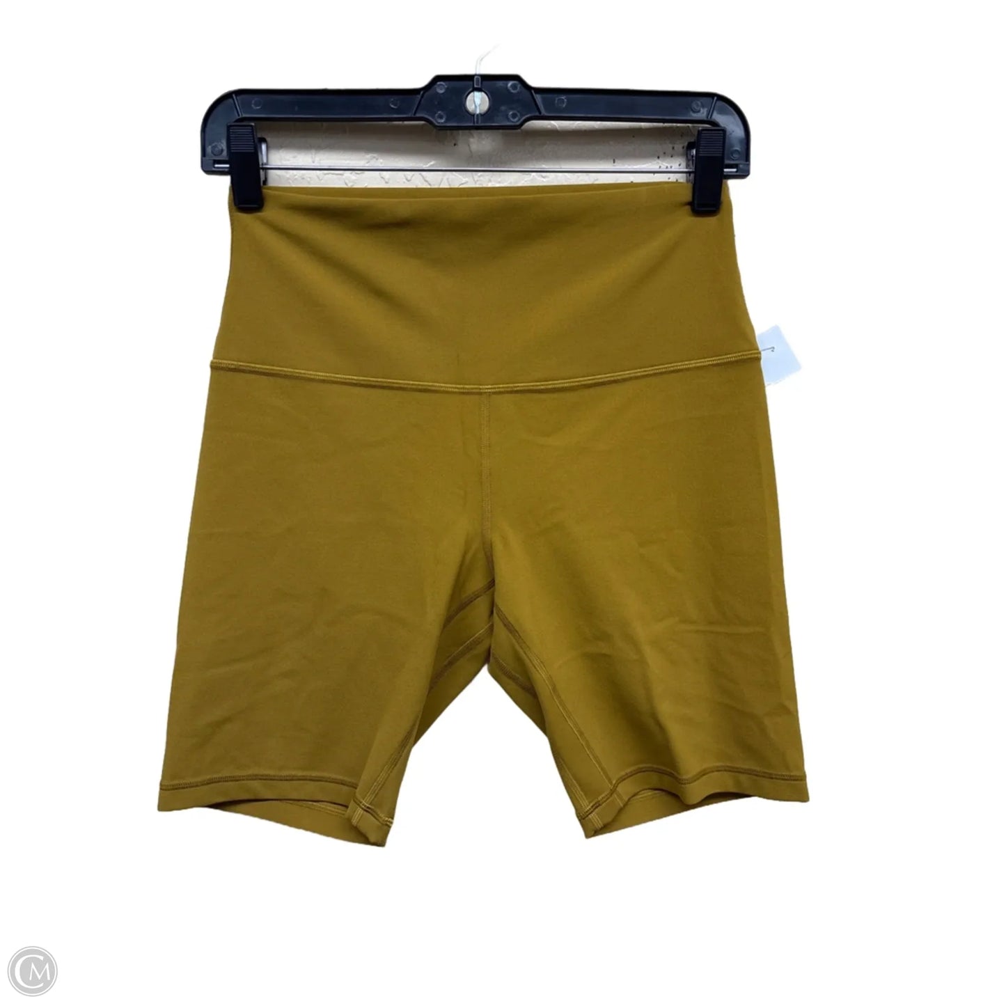 Athletic Shorts By Lululemon In Yellow, Size: 8