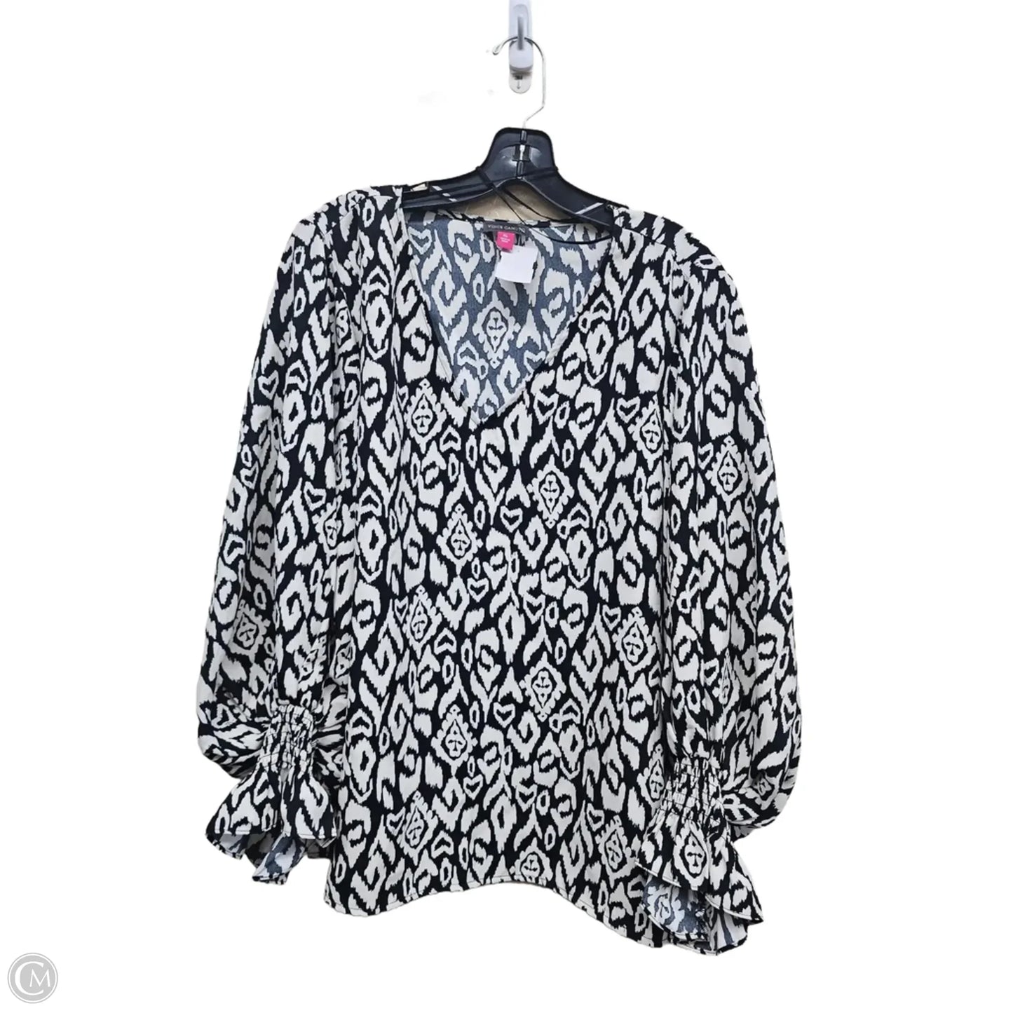 Top Long Sleeve By Vince Camuto In Multi-colored, Size: Xl