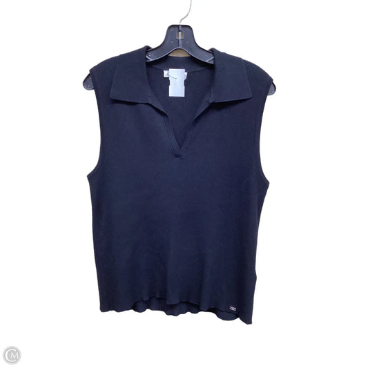 Top Sleeveless By Calvin Klein In Black, Size: Xl