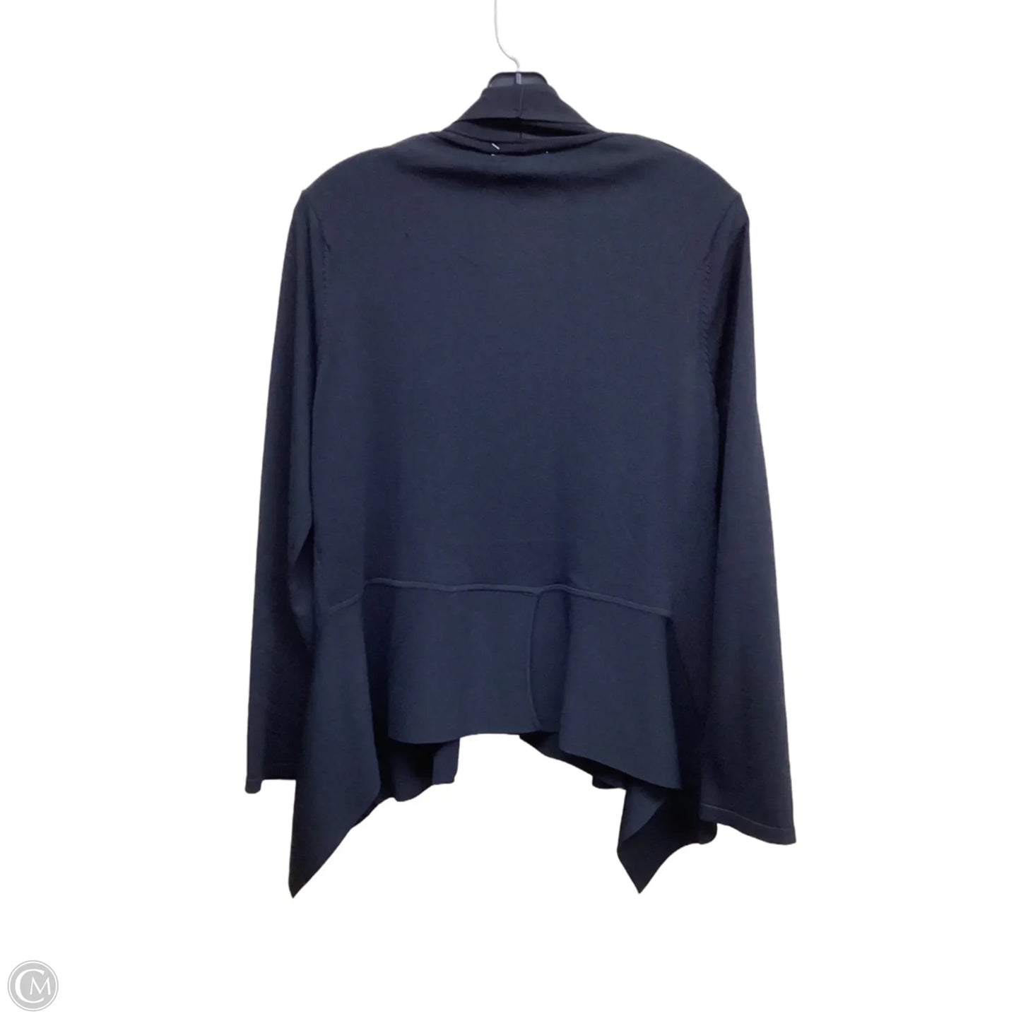 Sweater Cardigan By Calvin Klein In Black, Size: L