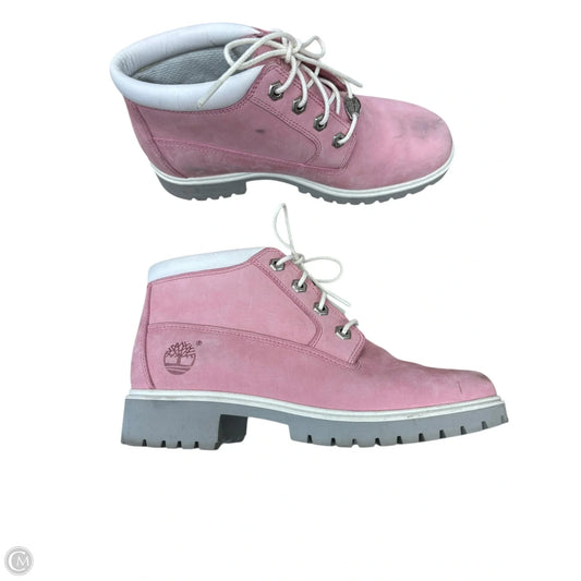 Boots Snow By Timberland In Pink, Size: 6.5