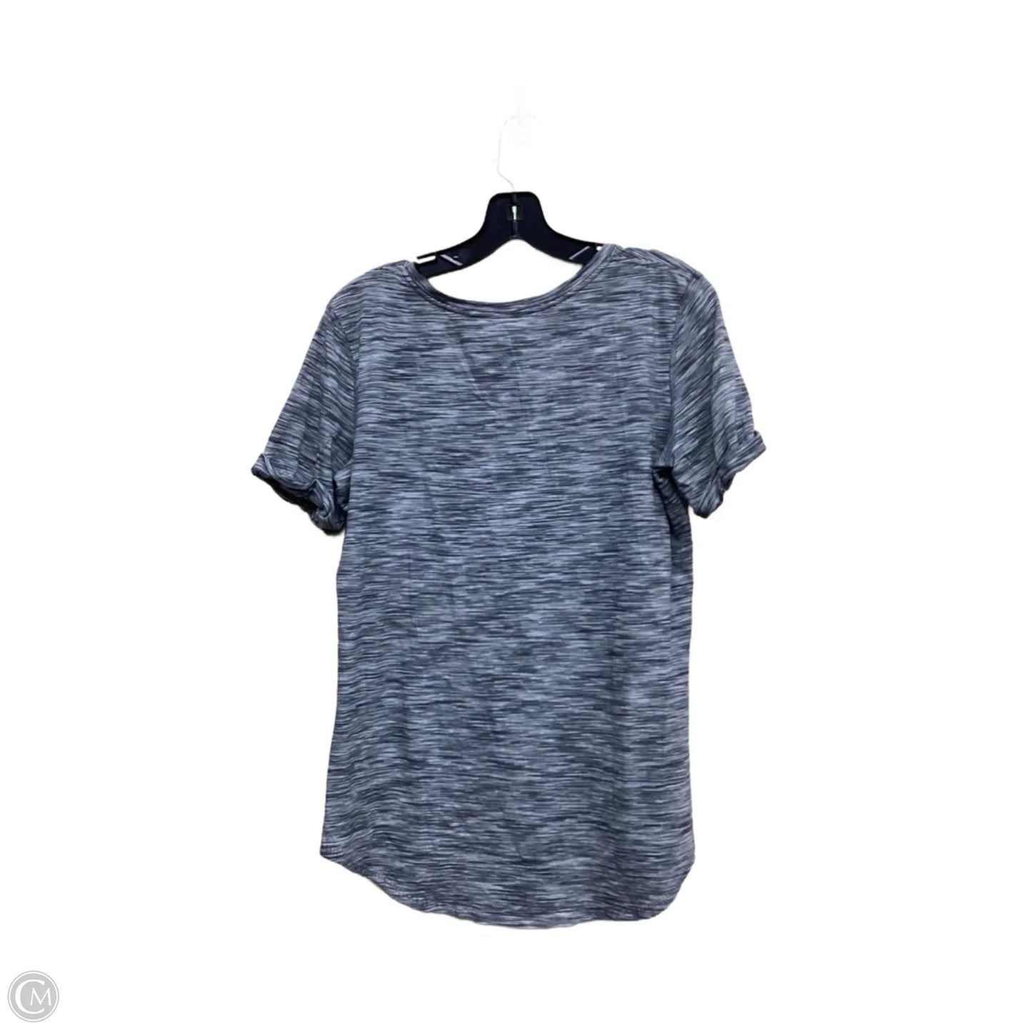 Athletic Top Short Sleeve By Lululemon In Striped Pattern, Size: 8