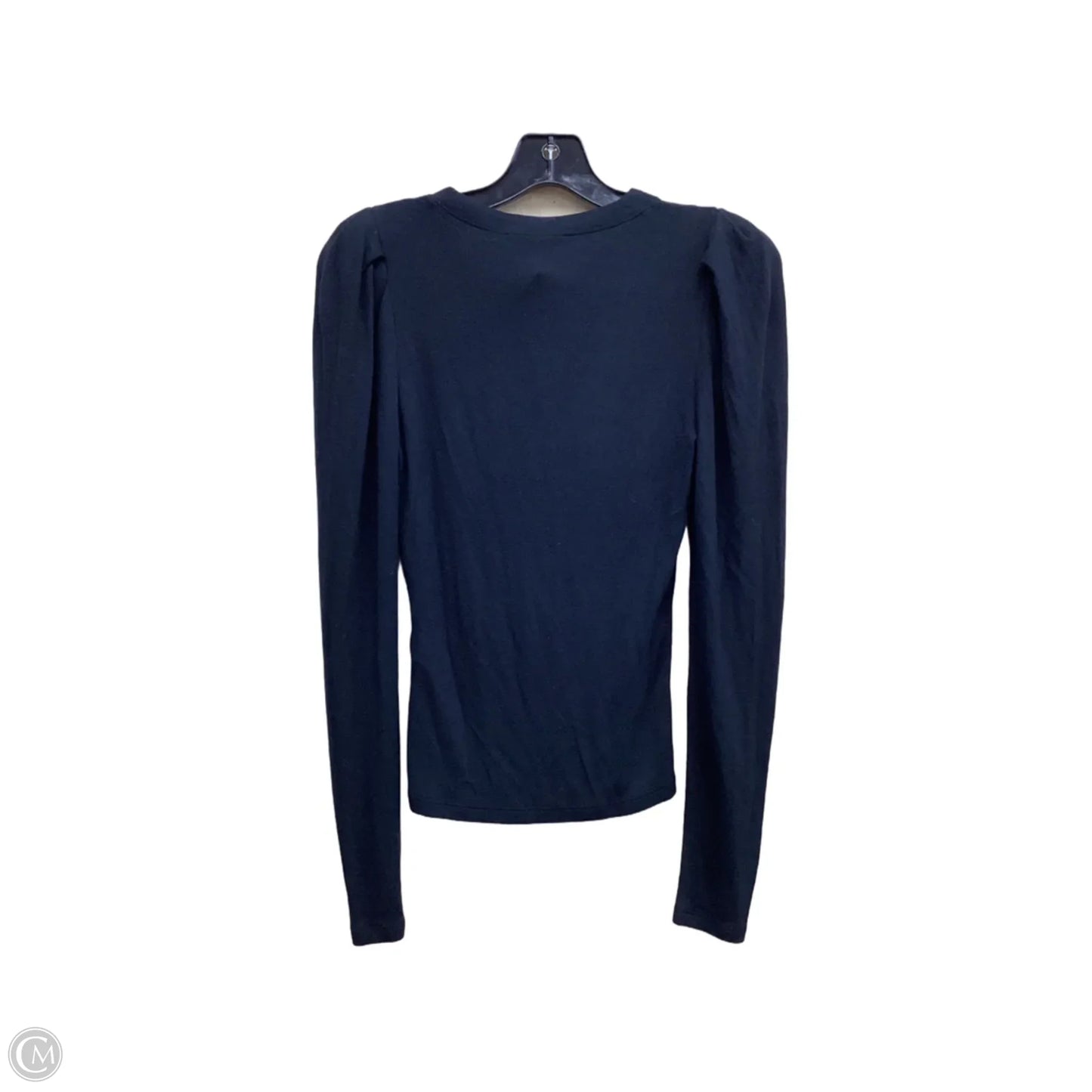 Top Long Sleeve By Frame In Black, Size: Xs