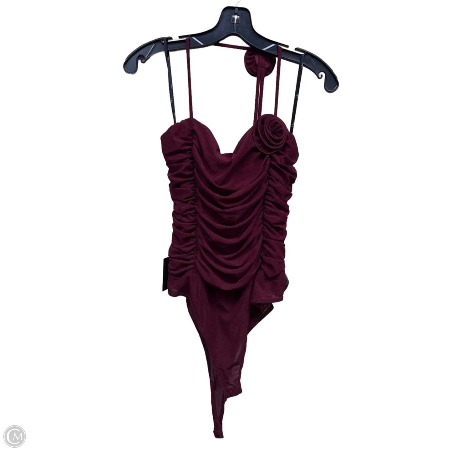 Bodysuit By Lulus In Maroon, Size: L