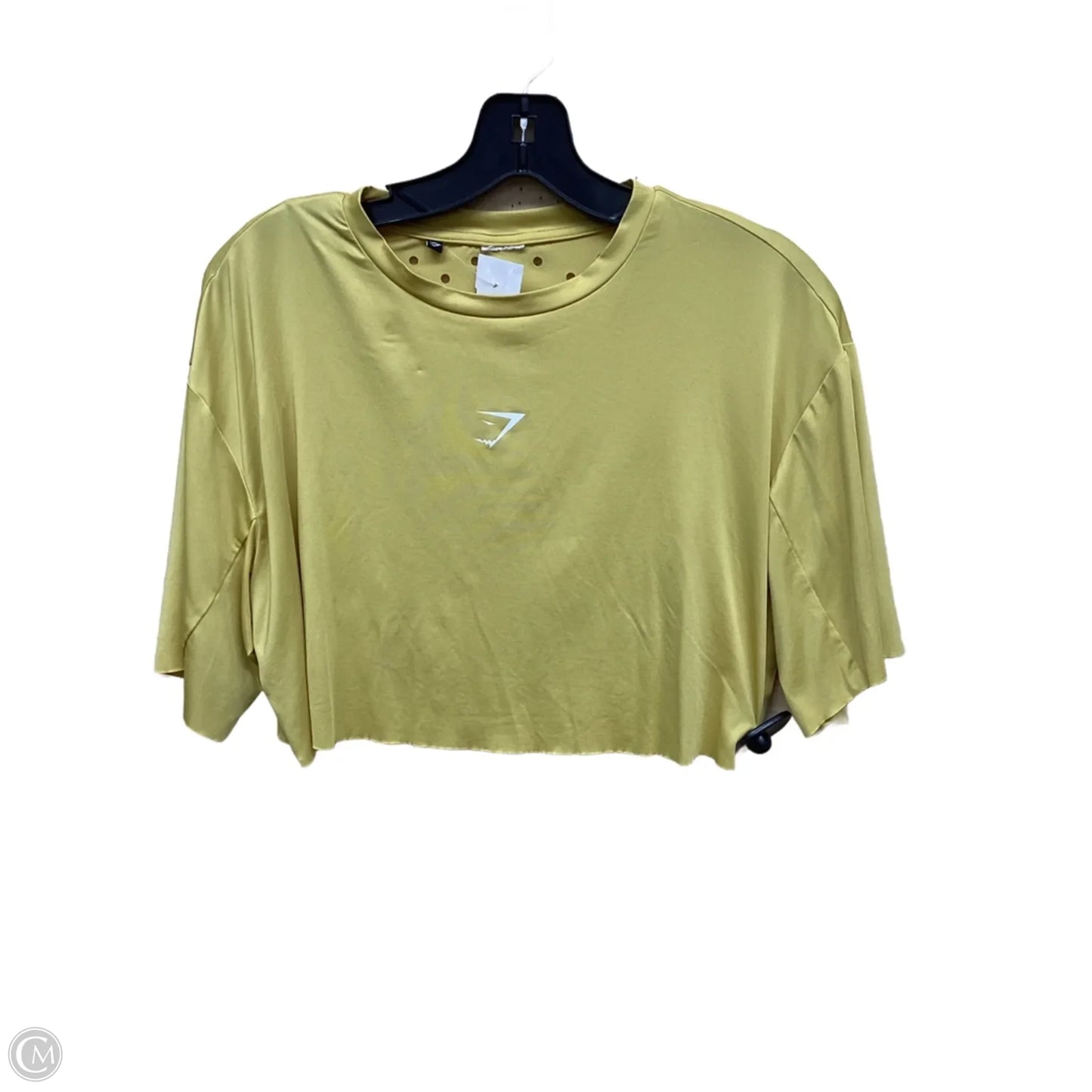 Athletic Top Short Sleeve By Gym Shark In Yellow