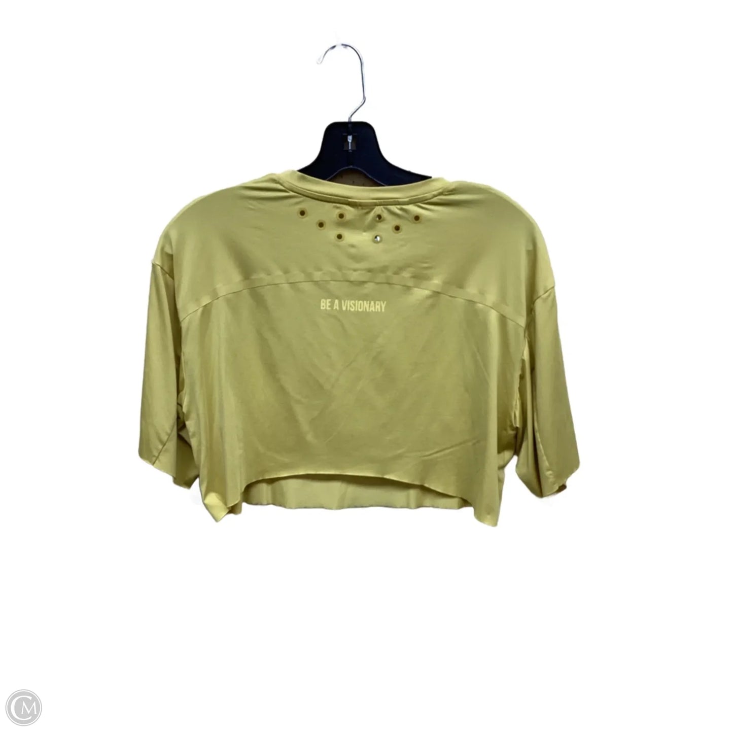 Athletic Top Short Sleeve By Gym Shark In Yellow