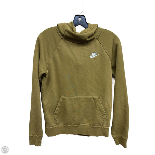 Sweatshirt Hoodie By Nike In Green, Size: Xs