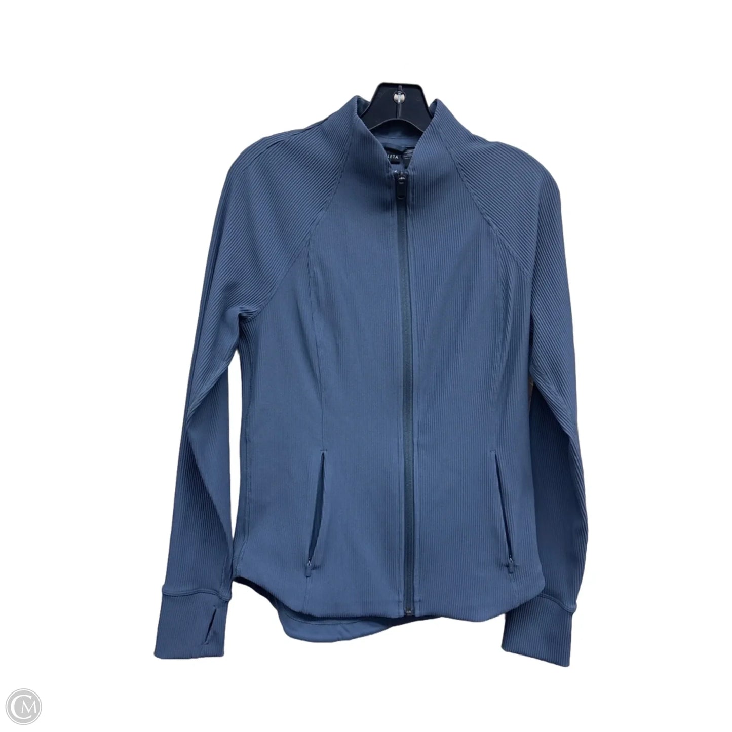 Athletic Jacket By Athleta In Blue, Size: M