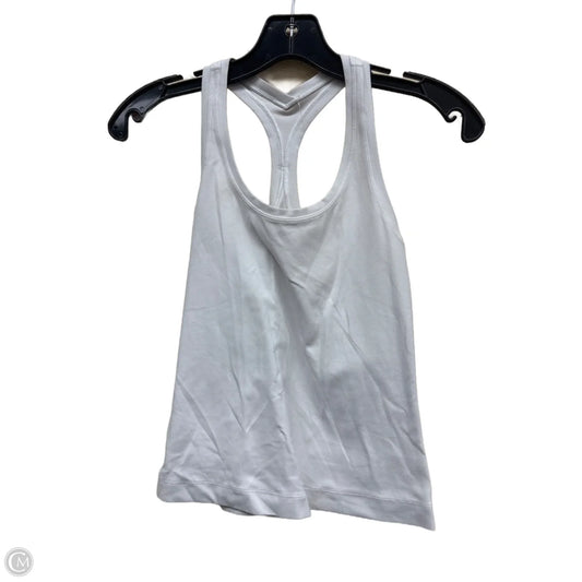 Athletic Tank Top By Lululemon In White