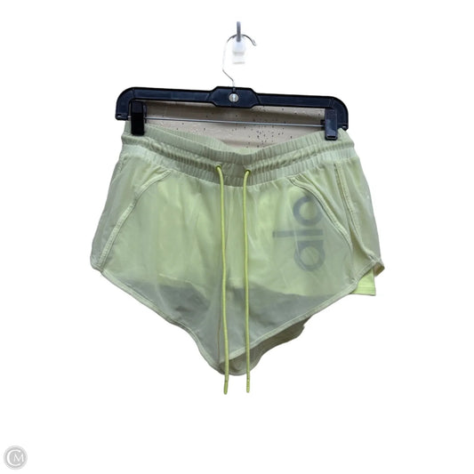 Athletic Shorts By Alo In Yellow, Size: S