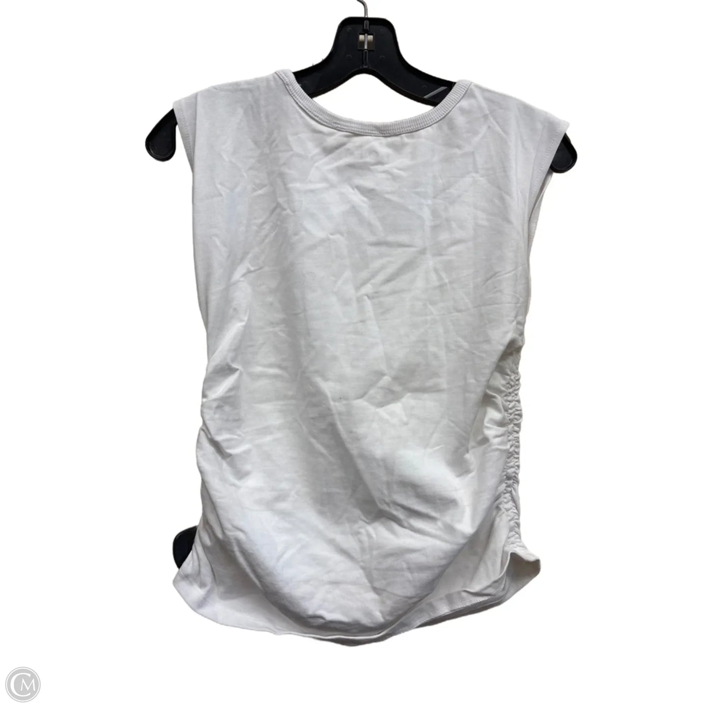 Top Sleeveless By Loft In White, Size: M