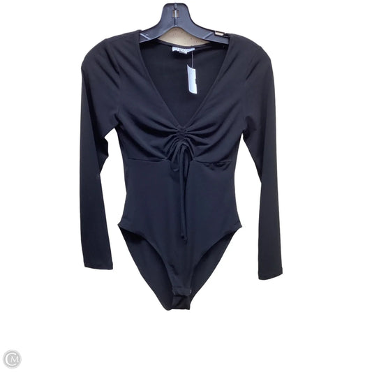 Bodysuit By Topshop In Black, Size: 4l