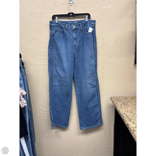 Jeans Straight By Old Navy In Blue Denim, Size: 12