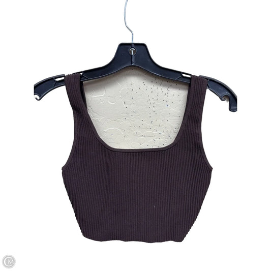 Top Sleeveless By Babaton In Brown, Size: Xs
